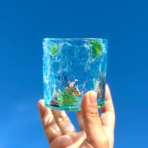 波の花　ロックグラス