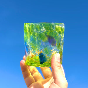 波の花　ロックグラス