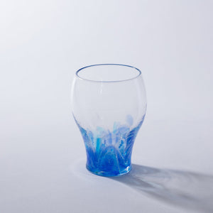 うず潮　丸口グラス 青/水